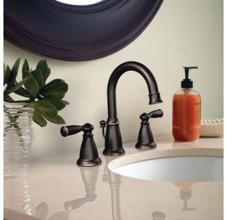 Moen Ca84924srn Spot Resist Brushed Nickel Double Handle
