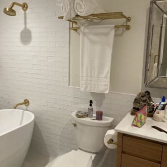 Kohler purist towel shelf sale