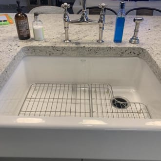 Kohler farmhouse sink grate sales