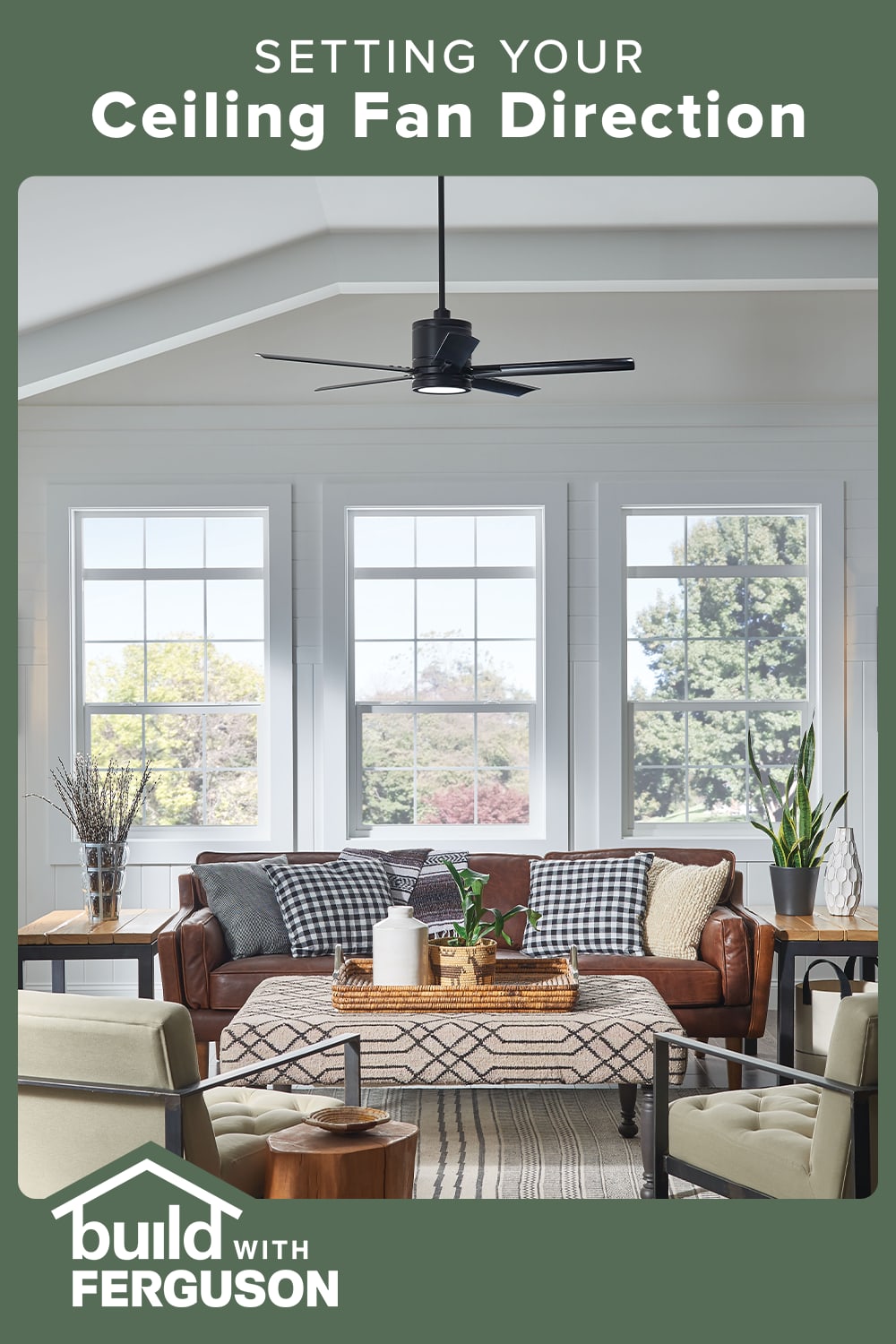 The Right Ceiling Fan Direction in Summer and Winter