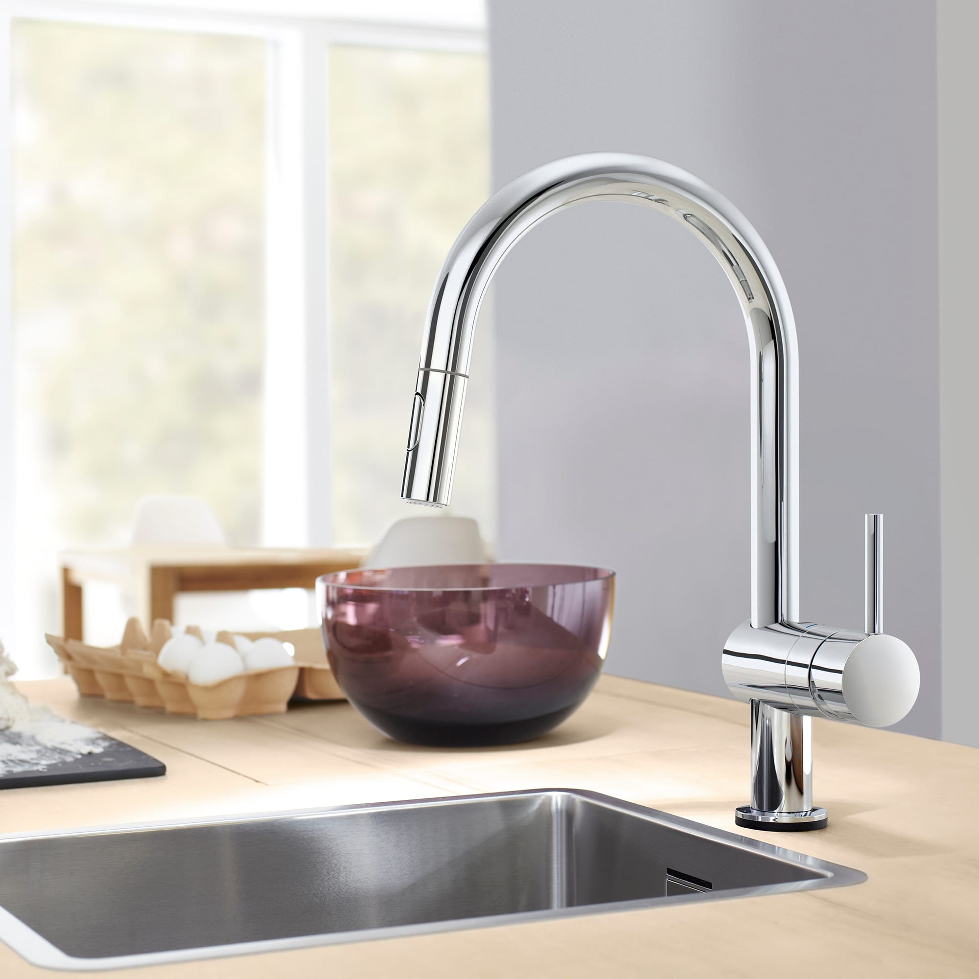 Смеситель для кухни grohe