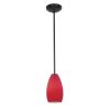 Oil Rubbed Bronze / Red