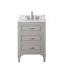 Blue Gray / White Carrera Marble Top