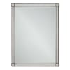 Painted Silver Viejo / Light Antique Mirror