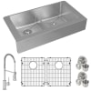 Stainless Steel Sink / Chrome Faucet