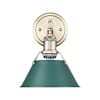 Aged Brass / Pine Green Shades