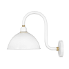 Gloss White / Brass