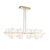 Modern Brass / White Swirl