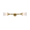 Brushed Brass / Matte White