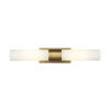 Brushed Brass / Matte White