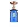 Antique Copper / Princess Blue Waterglass