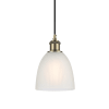 White / Antique Brass