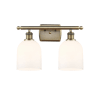 Antique Brass / Glossy White