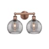 Antique Copper / Light Smoke Deco Swirl