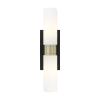 Black Antique Brass / Striped White