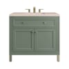 Smokey Celadon / Champagne Brass