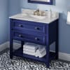 Hale Blue / Calacatta Vienna Quartz Top