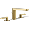 Vibrant Brushed Moderne Brass