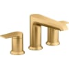 Vibrant Brushed Moderne Brass