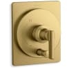 Vibrant Brushed Moderne Brass