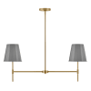 Lacquered Brass / French Gray