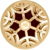 Polished Hammered Brass Coated