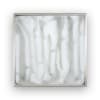 Satin Nickel with White Tiger Prism Glass