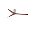 Brushed Nickel / Walnut