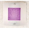 Clear / Purple Bas Relief