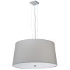 Brushed Nickel / Ivory Linen