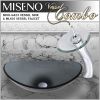 Polished Chrome/Clear Glass Faucet