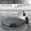 Oil Rubbed Bronze/Clear Glass Faucet