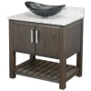 Cafe Mocha / Cafe Mocha Top / Brushed Nickel Hardware