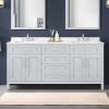 Dove Grey / White Cultured Marble