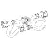 Hose Kit for Two-Handle Kitchen Faucet or 9000 Series Lavatory Valve