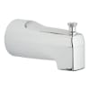 5 3/16" Wall Mounted Tub Spout with 1/2" Slip Fit Connection (With Diverter)