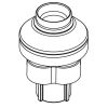 Escutcheon with Hose Guide for 87876