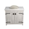 Whitewash / Carrara Marble