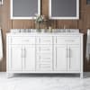 White / Carrara Marble Top