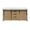 Rustic Almond / Engineered Stone Top