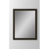 Mirrored with Brushed Bronze Frame
