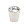 Satin Nickel with Clear Crystal
