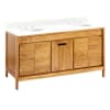 Teak / Feathered White