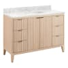 Stoneware White / Carrara Marble