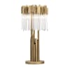 Havana Gold / Clear Fluted Glass