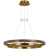 Natural Brass / Weathered Oak