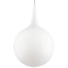 Satin Nickel / White Shade