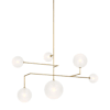 Hand-Rubbed Antique Brass / Soft Etched Glass