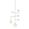 Hand-Rubbed Antique Brass / Clear Glass