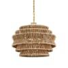 Antique-Burnished Brass / Natural Abaca